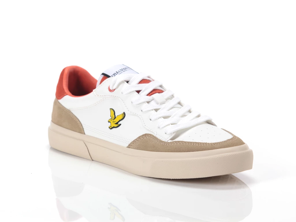Lyle & Scott Bora White Orange man LBF001F5SMWORG