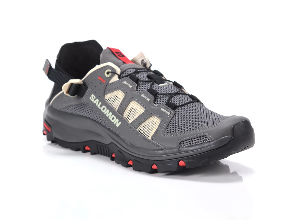  Techamphibian 5 Pewter Moth Fiery Red - Trekking uomo Salomon. Disponibile in diverse taglie: 46, 40, 41, 42, 43, 44, 45 e colo