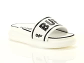  Rey White Black - Ciabatte donna Buffalo. Disponibile in diverse taglie: 40, 38, 39 e colori bianco, nero. YOUSPORTY.