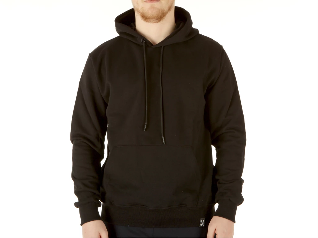 Berna Felpa Cappuccio Nero homme 210208-1