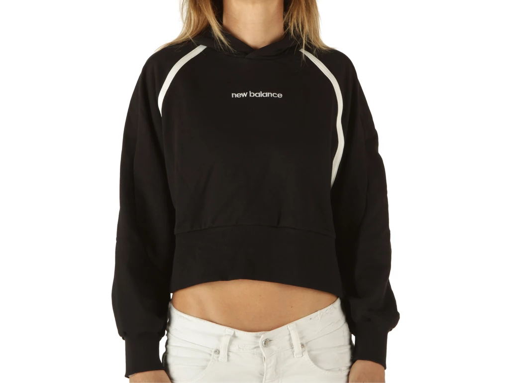 New Balance Athletics Amplified Fleece Hoodie mujer WT21501 BK 