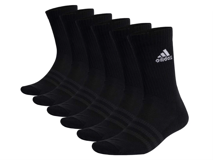  S Spw Crw 6 Pairs - Calzini unisex Adidas. Disponibile in diverse taglie: 40, 41, 42, 43, 44, 45, 37, 38, 39 e colori nero. YOU