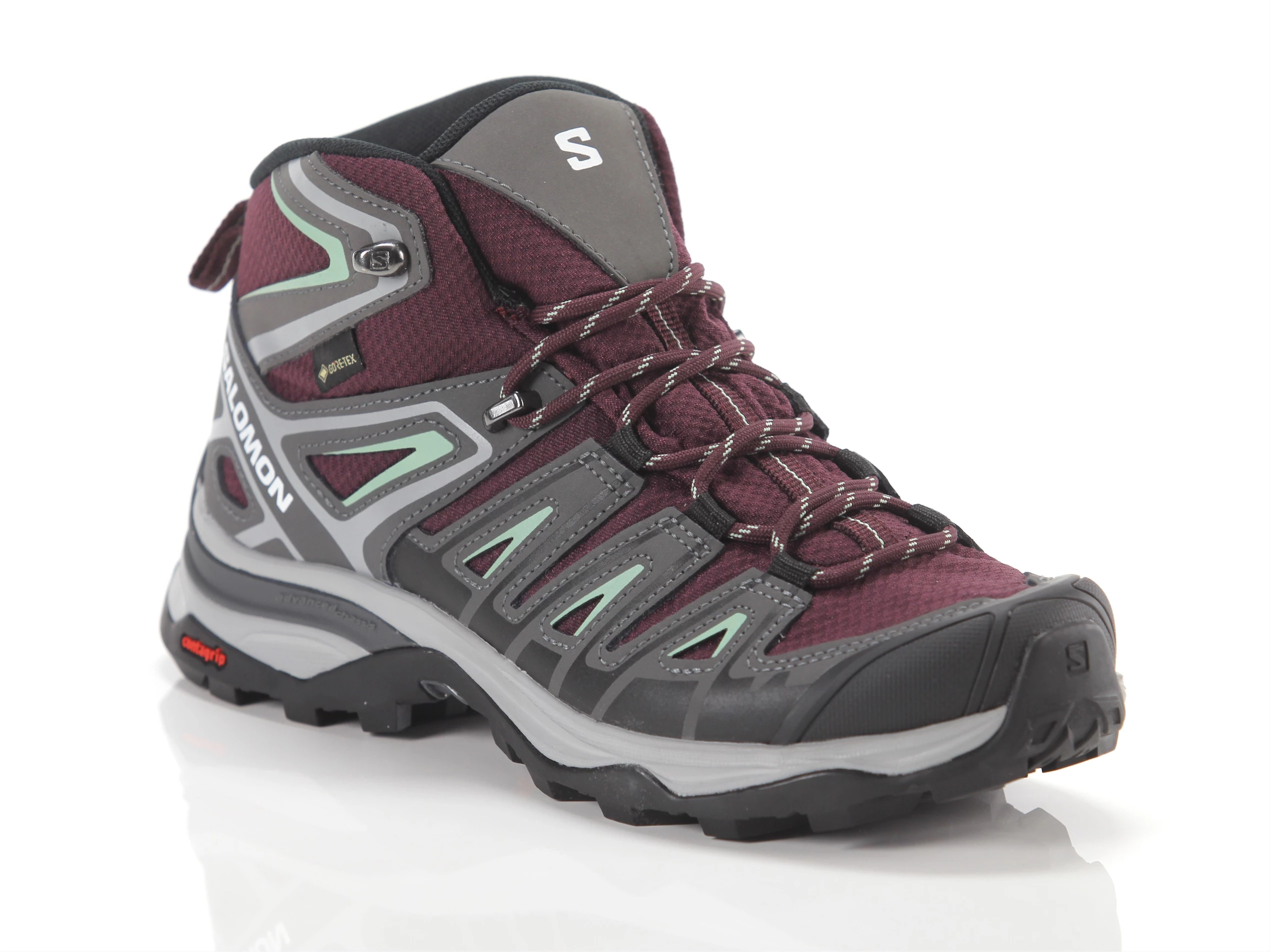 Salomon X Ultra Pioneer Mid GTX W Wine Tasting M mujer 471706