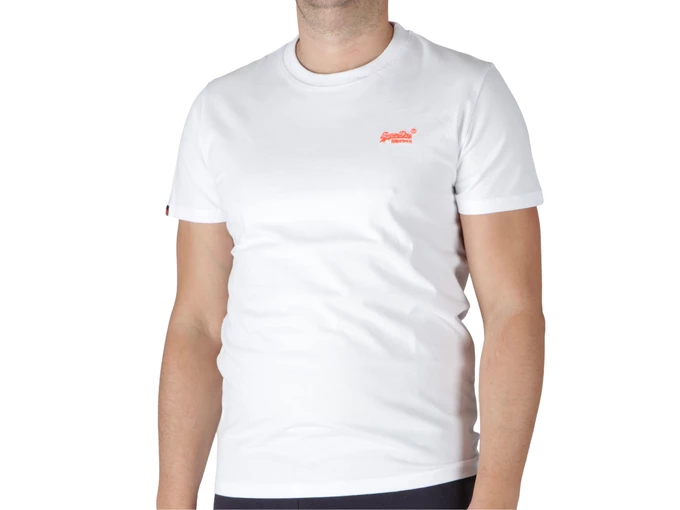 Superdry Essential Logo Emb Tee Hazard Orange homme M1011245A C1M