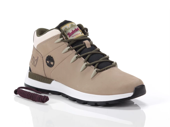  Sprint Trekker Mid - Boots uomo Timberland. Disponibile in diverse taglie: 40, 41, 42 e colori beige, verde. YOUSPORTY.