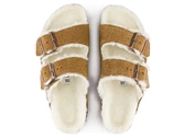  Arizona pelliccia di agnello - Sandali unisex Birkenstock. Disponibile in diverse taglie: 42, 43, 44 e colori marrone chiaro, b