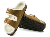  Arizona pelliccia di agnello - Sandali unisex Birkenstock. Disponibile in diverse taglie: 42, 43, 44 e colori marrone chiaro, b