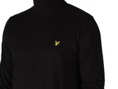  Cotton Merino Long Turtleneck Jumper Jet Black - Felpe uomo Lyle & Scott. Disponibile in diverse taglie: l, m, s e colori nero.