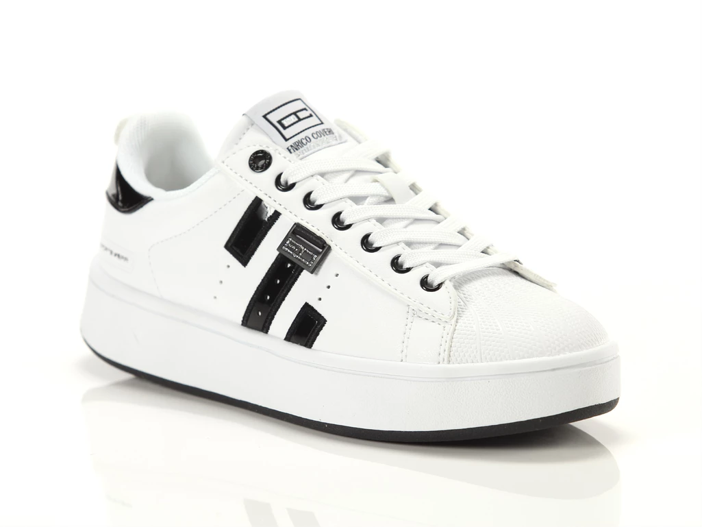  Gemma Mix Patent Black - Sneakers donna Enrico Coveri Sportswear. Disponibile in diverse taglie: 37 e colori bianco, nero. YOUS