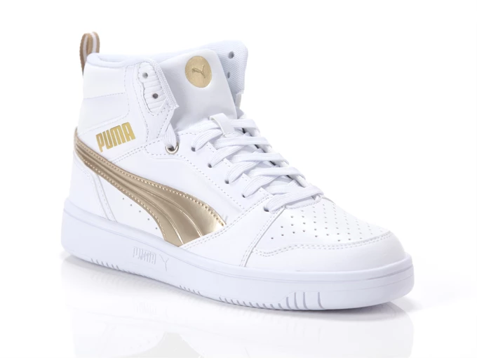  Rebound v6 Metallic Dream - Sneakers donna Puma. Disponibile in diverse taglie: 40, 41, 36, 37, 38, 39 e colori bianco, oro. YO