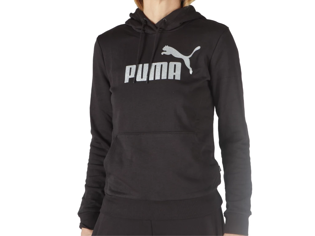 Puma ESS Glitter Logo Hoodie mujer 682099 01 