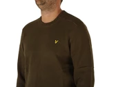 Lyle & Scott Shoulder detail Crew Neck Jumper Olive man KN1925V W485