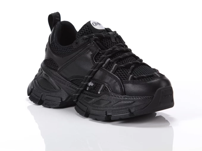  Saturn lace Vegan nappa - Sneakers donna Buffalo. Disponibile in diverse taglie: 40, 41, 36, 37, 38, 39 e colori nero. YOUSPORT