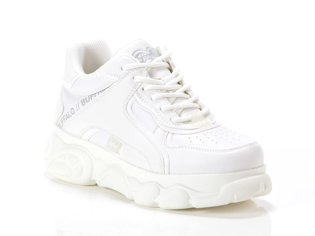  Cld Echo Vegan Nappa White - Sneakers donna Buffalo. Disponibile in diverse taglie: 40, 41, 36, 37, 38, 39 e colori bianco. YOU