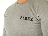 Pyrex Maglia Girocollo Uomo Felpa Grigio Chiaro Melange homme 21IPB42784 GRI