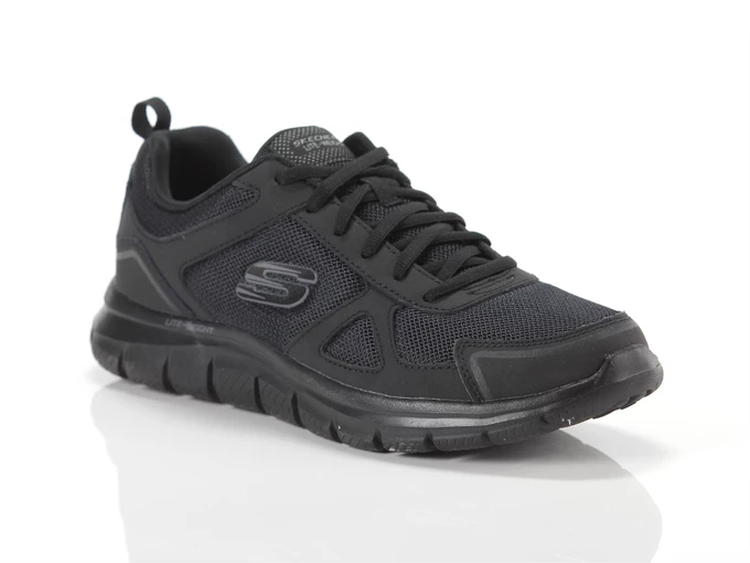  Track SCLORIC - Sneakers uomo Skechers. Disponibile in diverse taglie: 46, 41, 42, 43, 44, 45 e colori grigio scuro, nero. YOUS