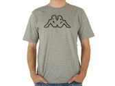  Cromen Logo Tee Grey MD Black - T-Shirt uomo Kappa Authentic. Disponibile in diverse taglie: l, m, s, xl e colori grigio, nero.