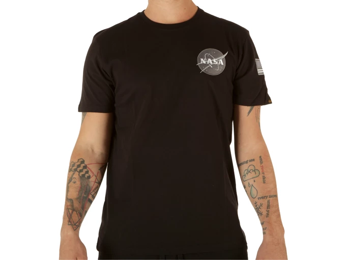  Space Shuttle - T-Shirt uomo Alpha Industries. Disponibile in diverse taglie: m e colori grigio, bianco, nero. YOUSPORTY.