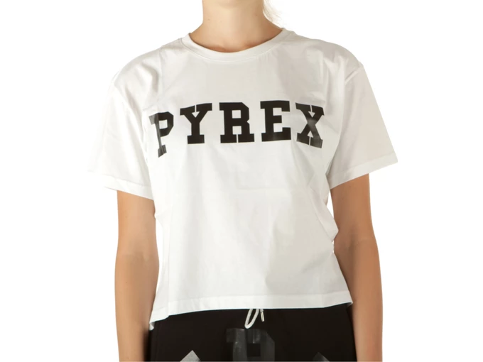 Pyrex Maglia Corta Donna In Jersey Bianco femme 21IPB34222 BIA