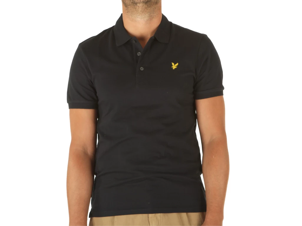 Lyle & Scott Plain Polo Shirt Dark Navy homme SP400VOG Z271