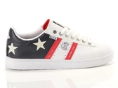  Backyard Stars 01 Wht Aster Scarlet - Sneakers uomo Cotton Belt. Disponibile in diverse taglie: 40, 41, 42, 43, 44, 45 e colori