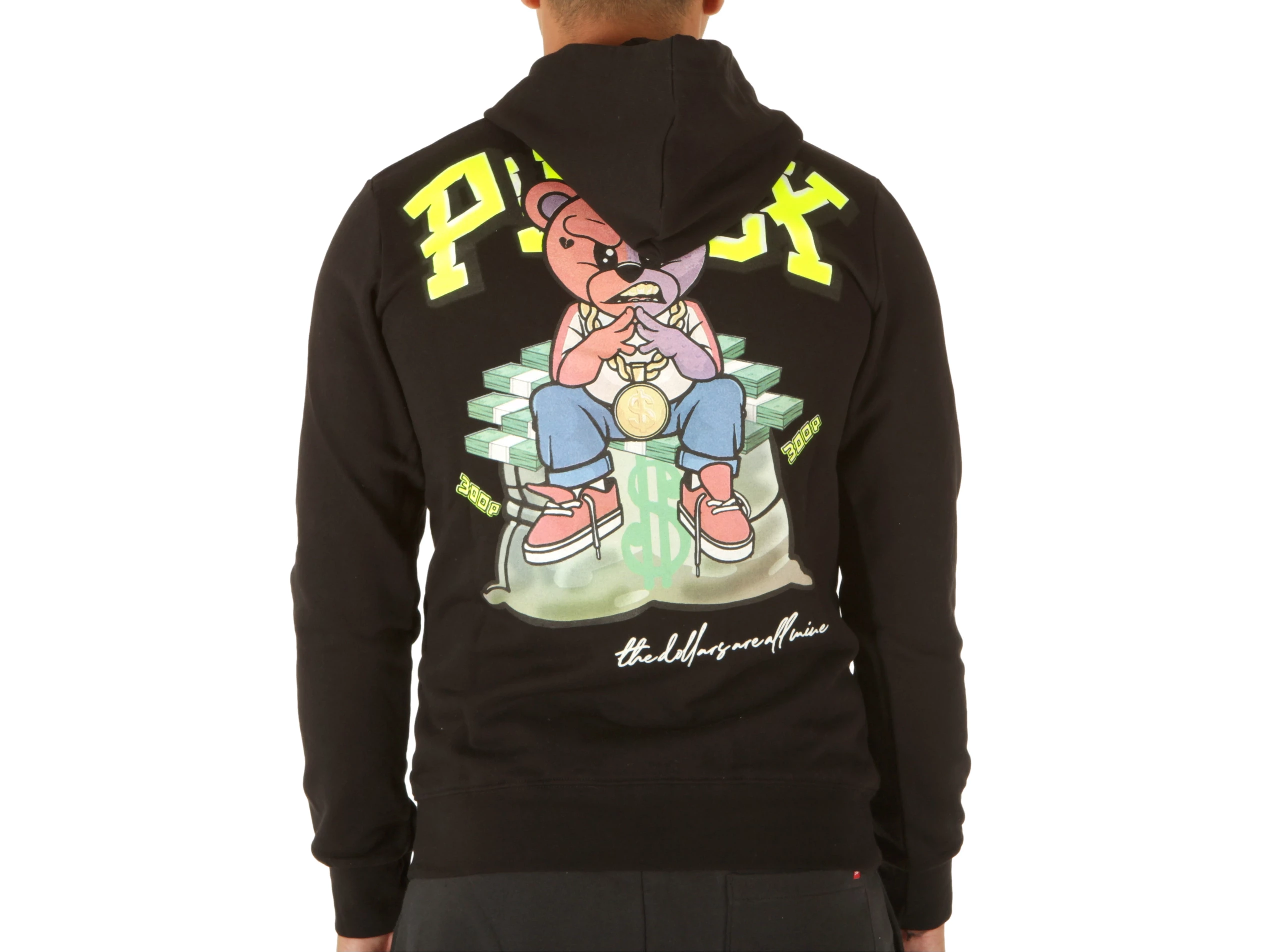 Pyrex Felpa Cappuccio Uomo In Felpa Nero homme 21IPC42873 NER