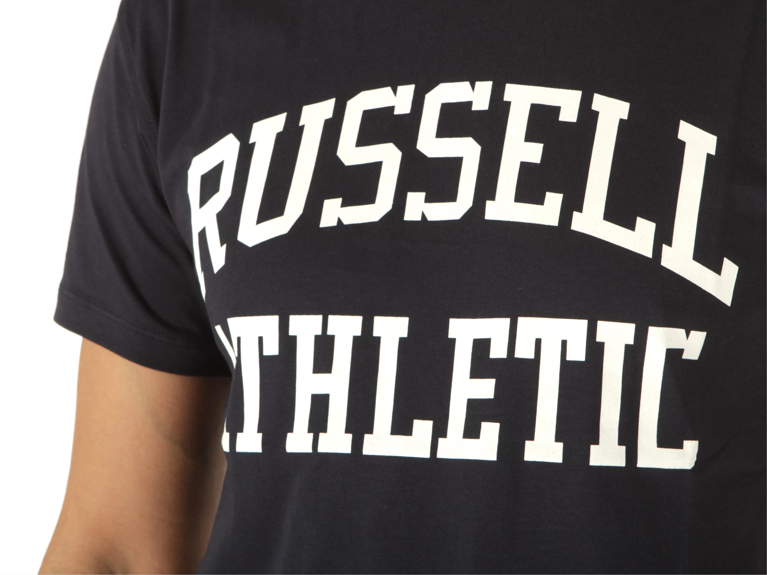 Russell Athletc LONG SLEEVE TEE SHRT - Dětské trčko - tmavě modrá | sportsmo.cz
