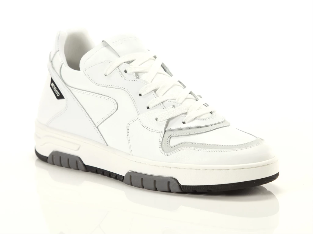  Kendall In Pelle Bianco - Sneakers uomo Antony Morato. Disponibile in diverse taglie: 40, 41, 42, 43 e colori grigio, bianco. Y