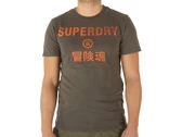  Vintage Corp Logo Tee Vintage Black - T-Shirt uomo Superdry. Disponibile in diverse taglie: l, m, s e colori arancione, verde. 