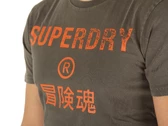  Vintage Corp Logo Tee Vintage Black - T-Shirt uomo Superdry. Disponibile in diverse taglie: l, m, s e colori arancione, verde. 