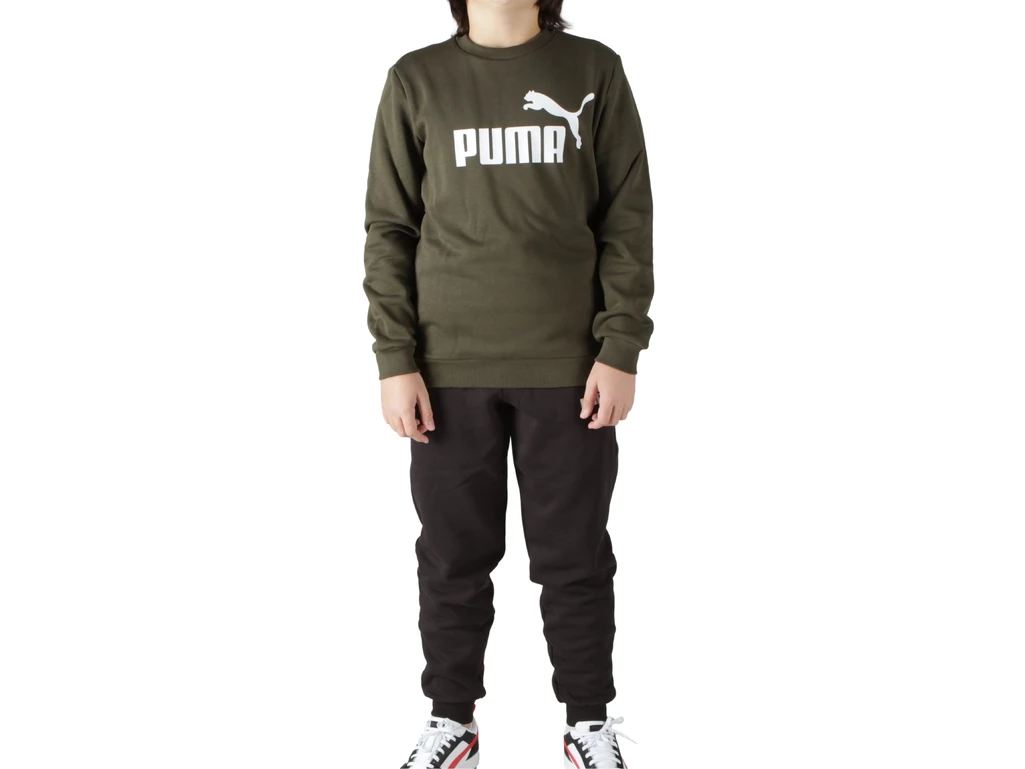  No.1 Logo Sweat Suit - Tuta ragazzo Puma. Disponibile in diverse taglie: 10y, 11y, 12y, 13y, 14y, 15y, 16y, 9y e colori nero, v