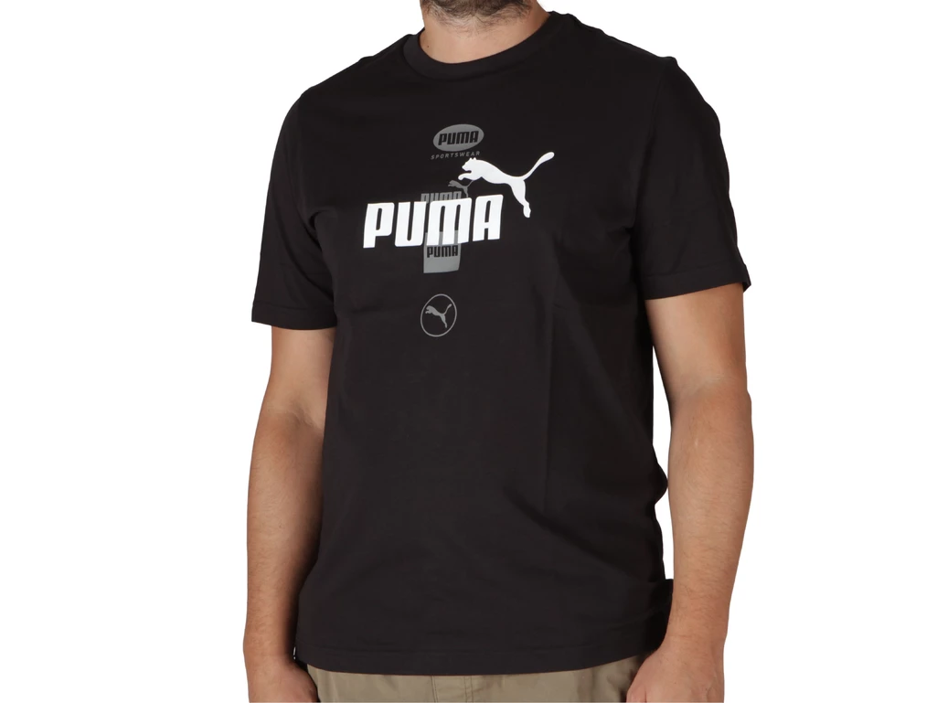  Power Graphic T - T-Shirt uomo Puma. Disponibile in diverse taglie: l, m, xl e colori bianco, nero. YOUSPORTY.