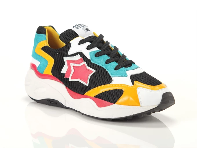  Libra - Sneakers donna Atlantic Stars. Disponibile in diverse taglie: 40, 41, 36, 37 e colori bianco, ocra, nero. YOUSPORTY.