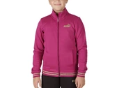  ESS+ Glitter FZ Suit - Tuta bambina Puma. Disponibile in diverse taglie: 10y, 11y, 12y, 13y, 14y, 15y, 16y, 9y e colori fucsia,
