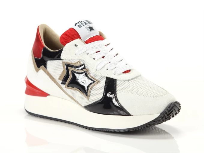  Andromeda - Sneakers donna Atlantic Stars. Disponibile in diverse taglie: 37 e colori bianco, oro, bordeaux. YOUSPORTY.