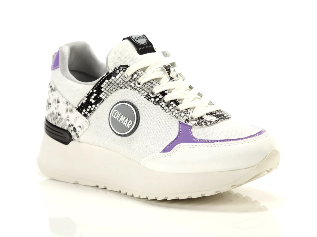 Colmar Travis Enigma High Outsole White Purple femme TRAVIS ENIGMA 116