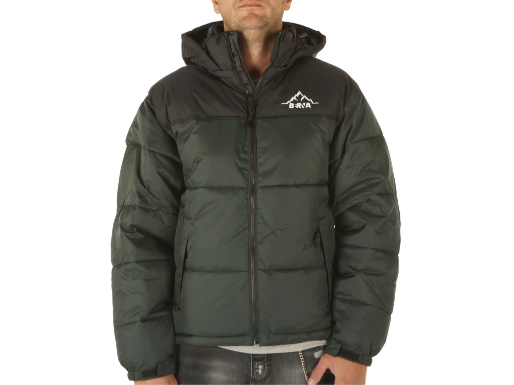  Piumino Verde - Piumini uomo Berna. Disponibile in diverse taglie: l, xl e colori nero, verde. YOUSPORTY.