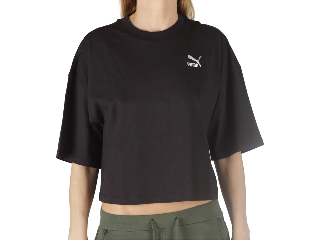  Better Classic Oversized Tee - T-Shirt donna Puma. Disponibile in diverse taglie: l, m, s, xs e colori nero. YOUSPORTY.