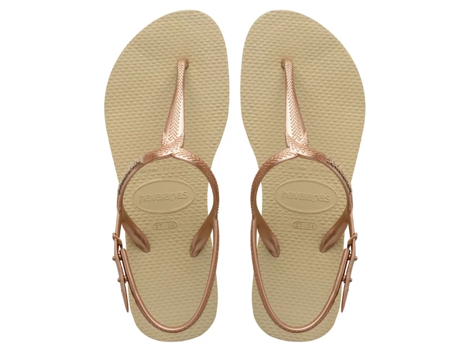 Havaianas Gold Twist Sandals femme 4144756 0154