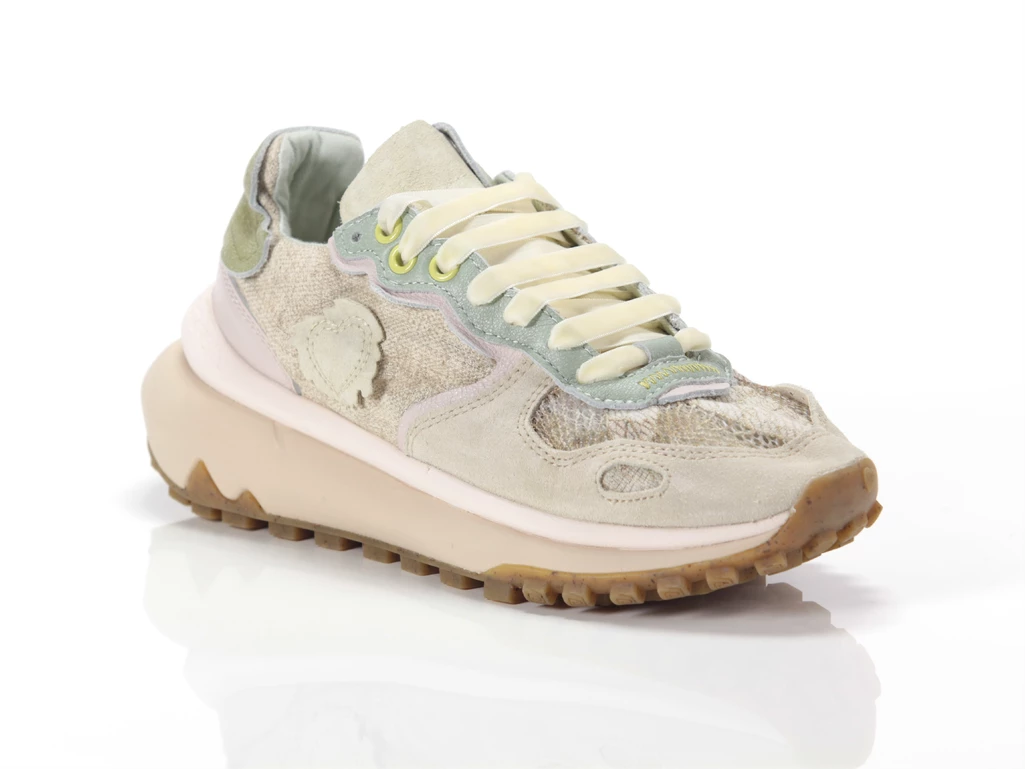  Chacrona Metta Multi Green Lino - Sneakers donna Satorisan. Disponibile in diverse taglie: 40, 36, 37, 38, 39 e colori beige, v