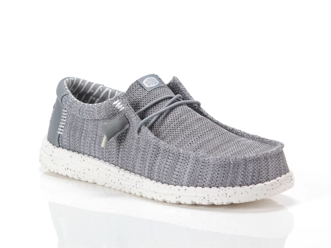  Wally Stretch Sox - Sneakers uomo Hey Dude. Disponibile in diverse taglie: 40, 41, 42, 43, 44, 45 e colori grigio. YOUSPORTY.