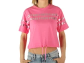  Maglia Corta Donna In Jersey Fuxia Fluo - T-Shirt donna Pyrex. Disponibile in diverse taglie: l, m, s, xs e colori fucsia. YOUS
