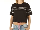  Maglia Corta Donna In Jersey Nero - T-Shirt donna Pyrex. Disponibile in diverse taglie: l, m, s, xs e colori nero. YOUSPORTY.