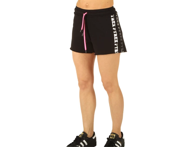 Pyrex Shorts Donna In Felpa Nero femme 22EPB43140 NER