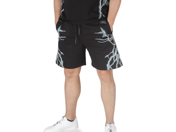 Phobia Archive Black Shorts Lateral White Lightning hombre PH00565 