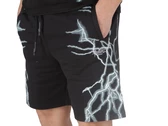 Black Shorts Lateral White Lightning - Pantaloni uomo Phobia Archive. Disponibile in diverse taglie: l, m, s, xl e colori grigi