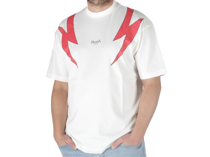 Phobia Archive White Tshirt Red Screaming Skull hombre PH00651 