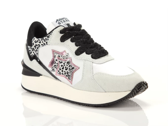  Andromeda - Sneakers donna Atlantic Stars. Disponibile in diverse taglie: 36, 37, 38 e colori rosa, bianco, nero. YOUSPORTY.