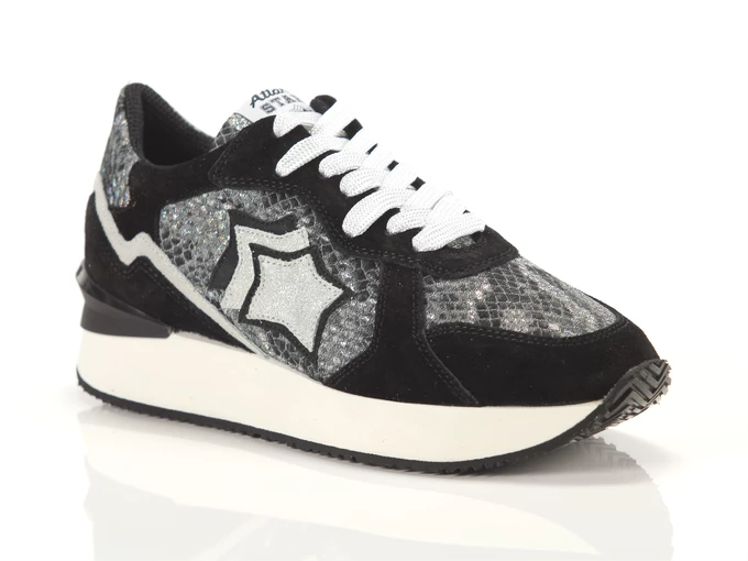  Andromeda - Sneakers donna Atlantic Stars. Disponibile in diverse taglie: 36, 37 e colori argento, nero. YOUSPORTY.