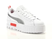  Mayze Silky Shine Jr - Sneakers donna/ragazzi Puma. Disponibile in diverse taglie: 37, 38, 39 e colori rosa, argento, bianco. Y